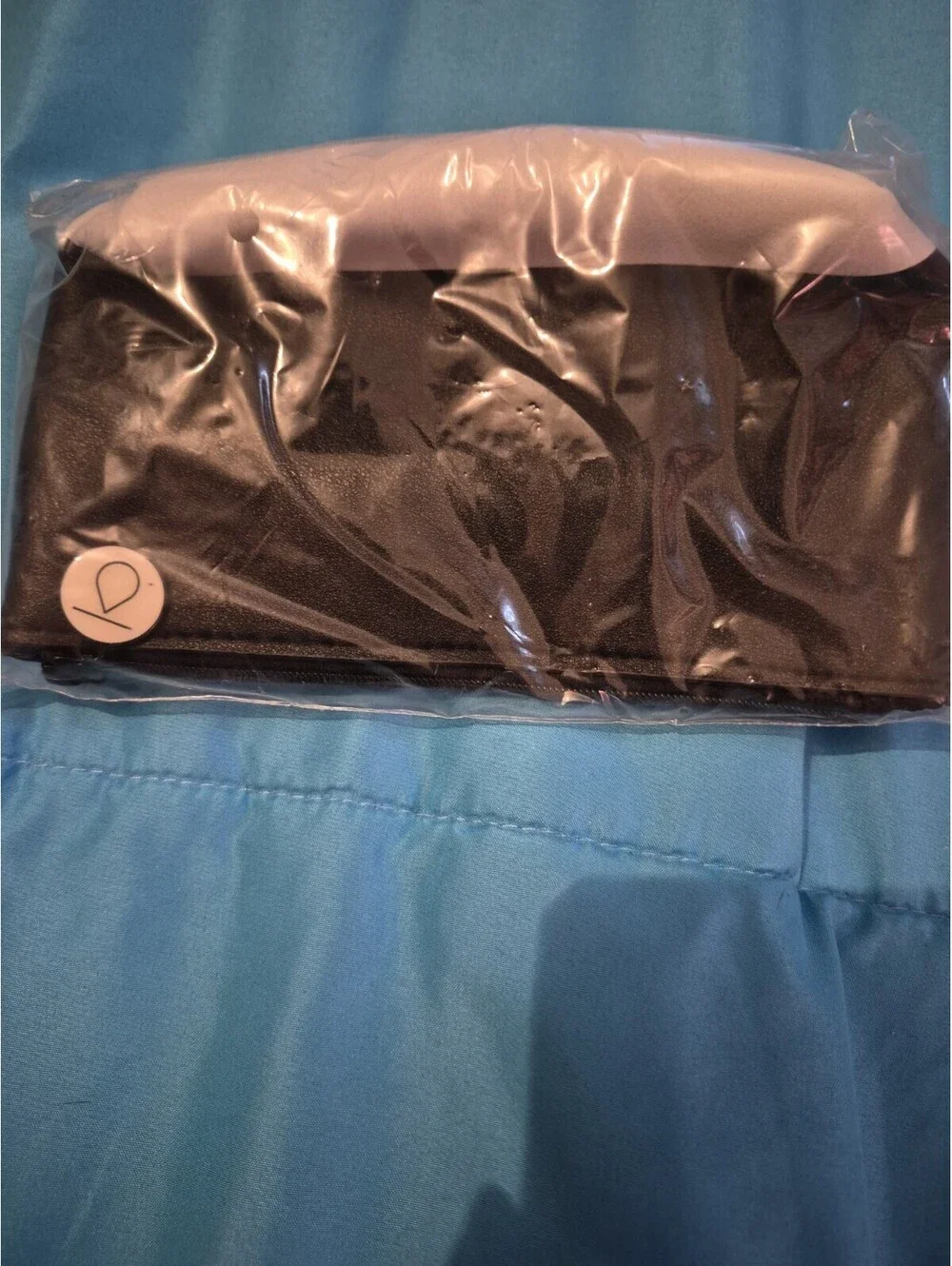 RHA Collection Black & White Makeup Bag Pouch with Zipper Closure